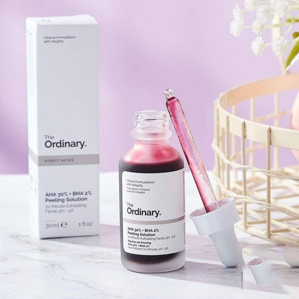 The Ordinary Aha 30% + Bha 2% Peeling Solution 30ml For Skin Exfoliation & Brighter Complexion