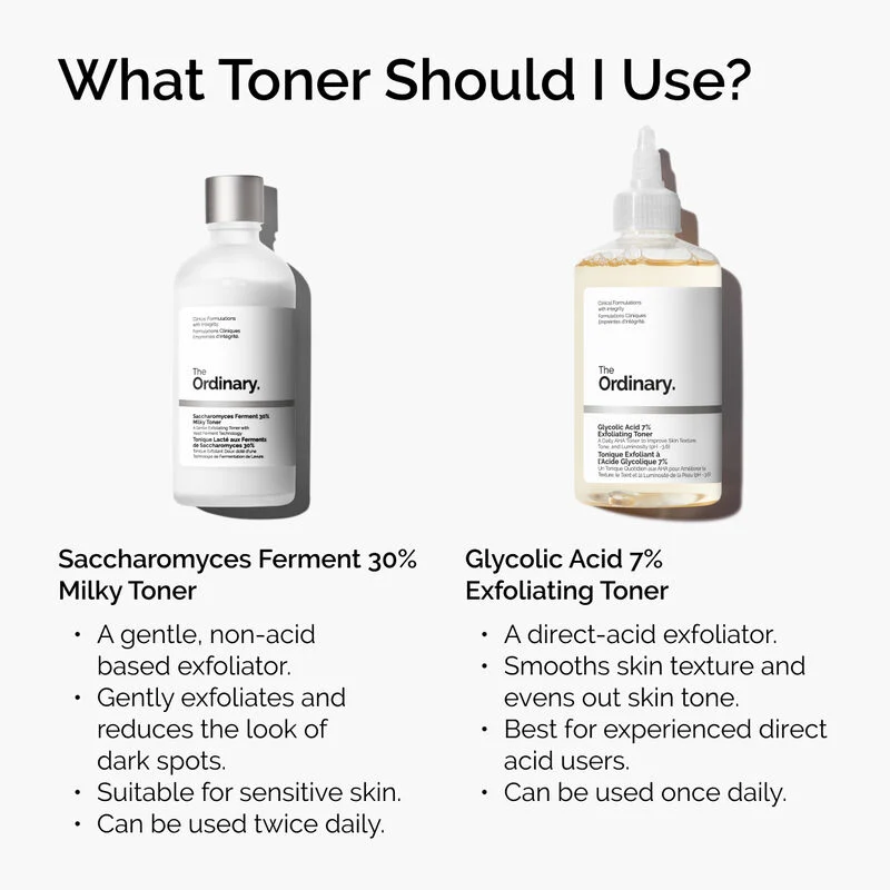 The Ordinary Glycolic Acid 7% Toning Solution 240ml For Gentle Exfoliation & Skin Brightening