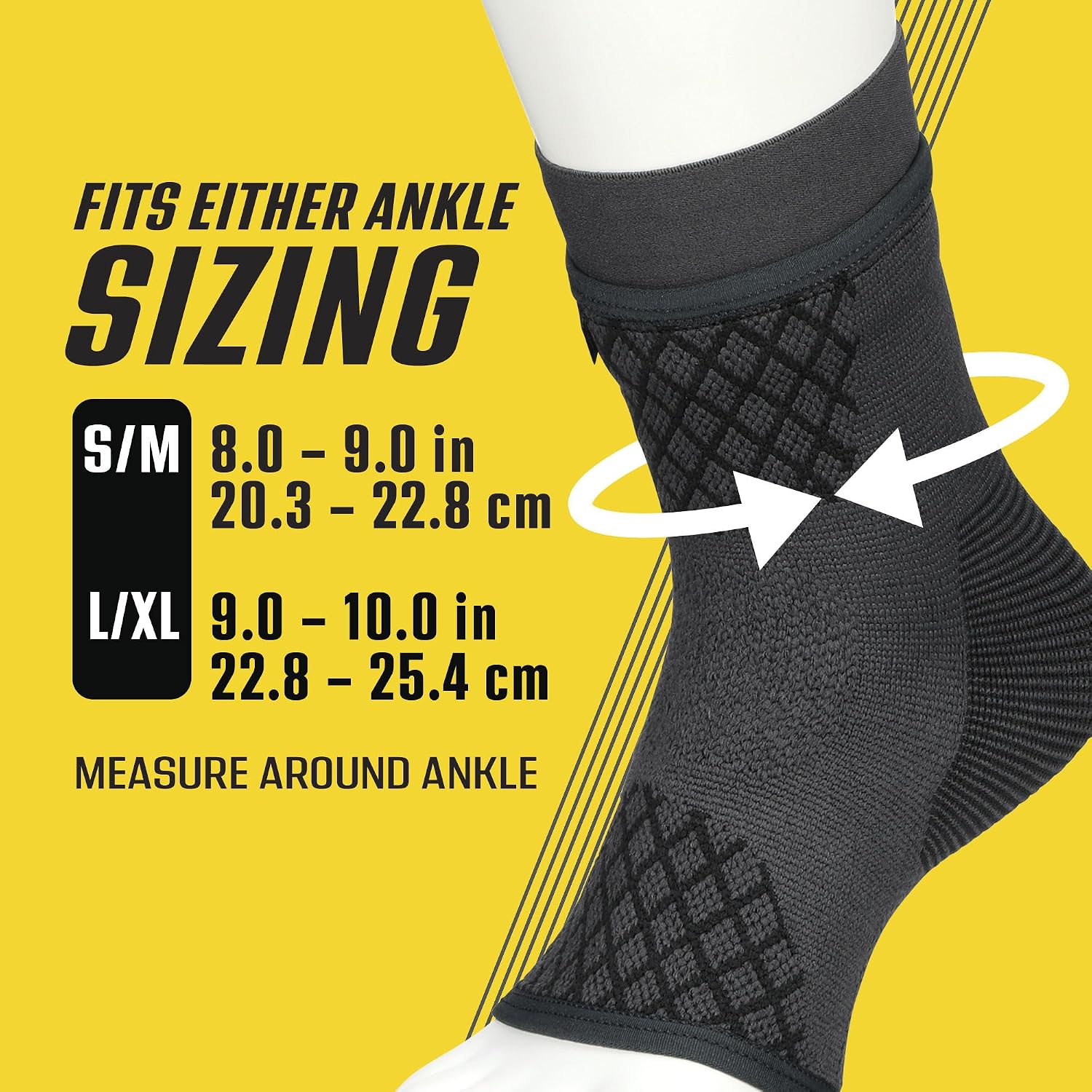 Futuro Premium Compression Ankle Sleeve Small/medium 20.3-22.8cm For Ankle Support