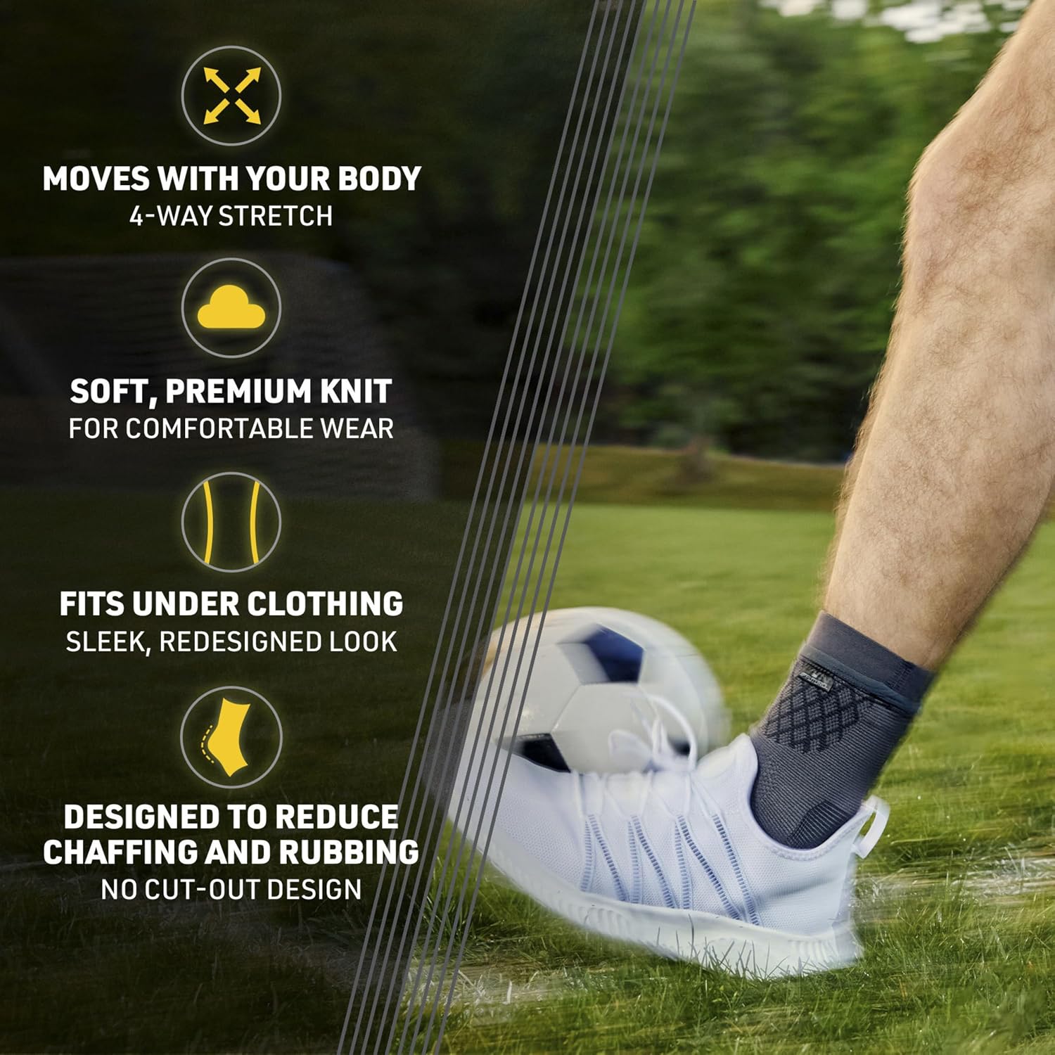 Futuro Premium Compression Ankle Sleeve Large/xl 22.8-25.4cm For Ankle Support