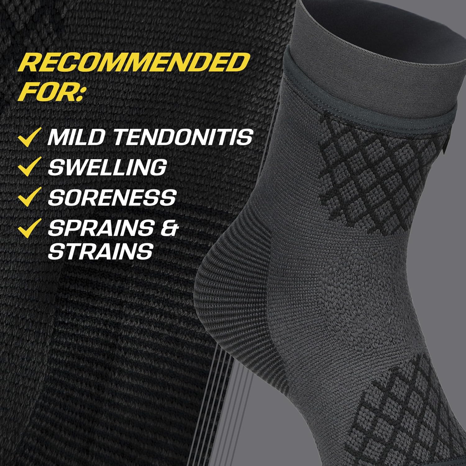 Futuro Premium Compression Ankle Sleeve Large/xl 22.8-25.4cm For Ankle Support