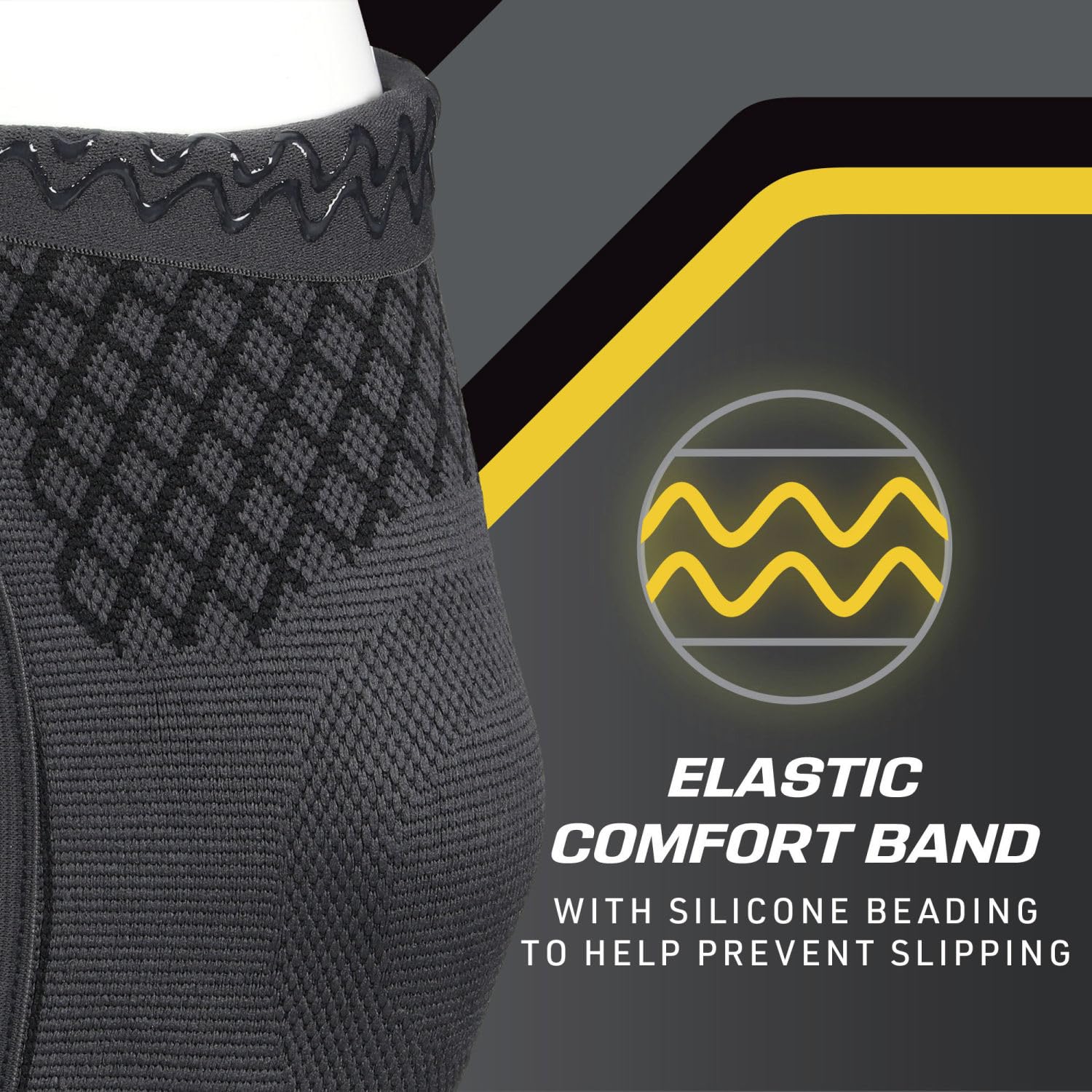 Futuro Premium Compression Knee Sleeve With Stabilizers Small 30.4-36.8cm For Knee Support