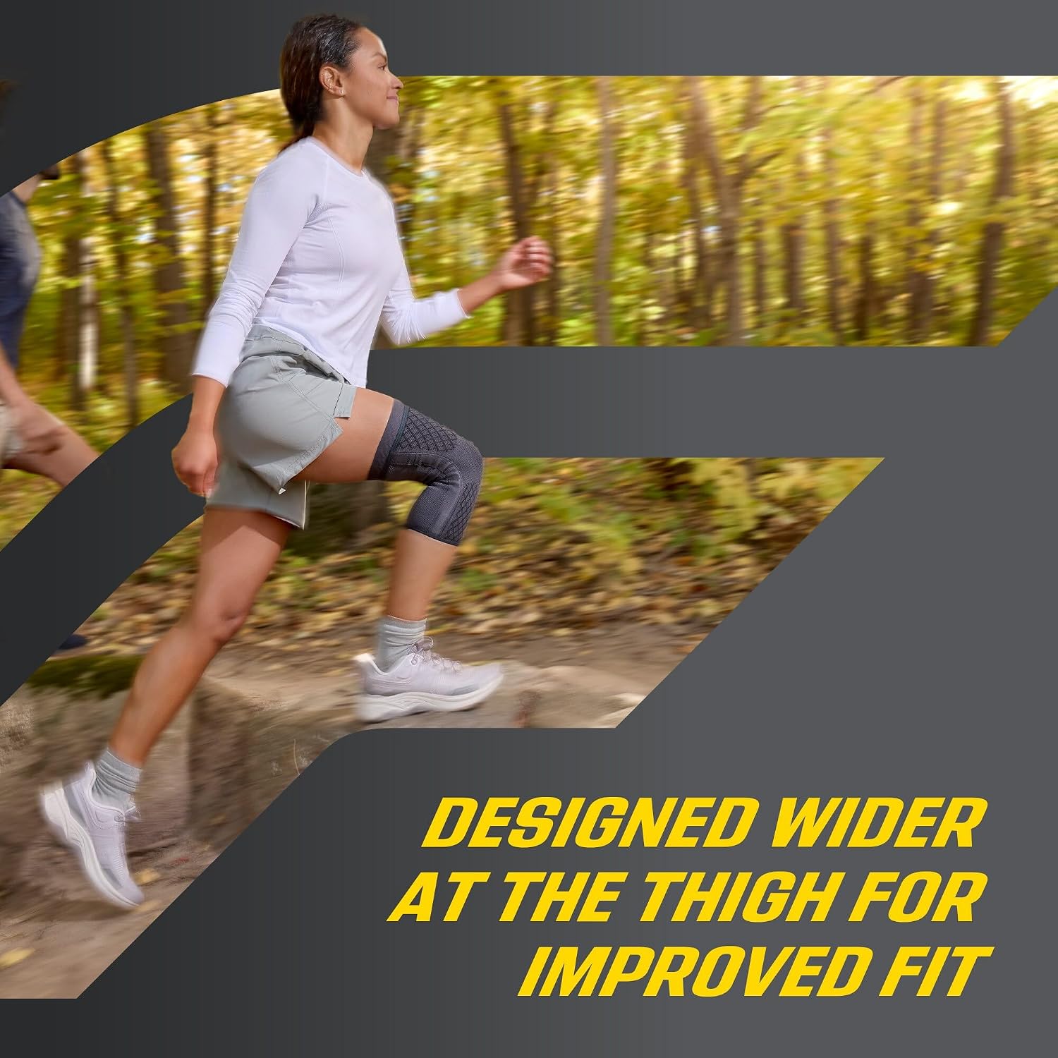 Futuro Premium Compression Knee Sleeve With Stabilizers Xl 49.5-55.8cm For Knee Support