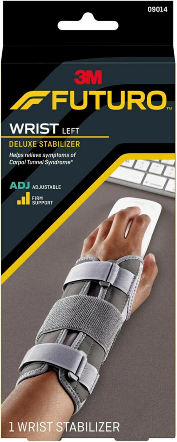 Futuro Deluxe Wrist Stabilizer Adjustable Left Hand (09014)