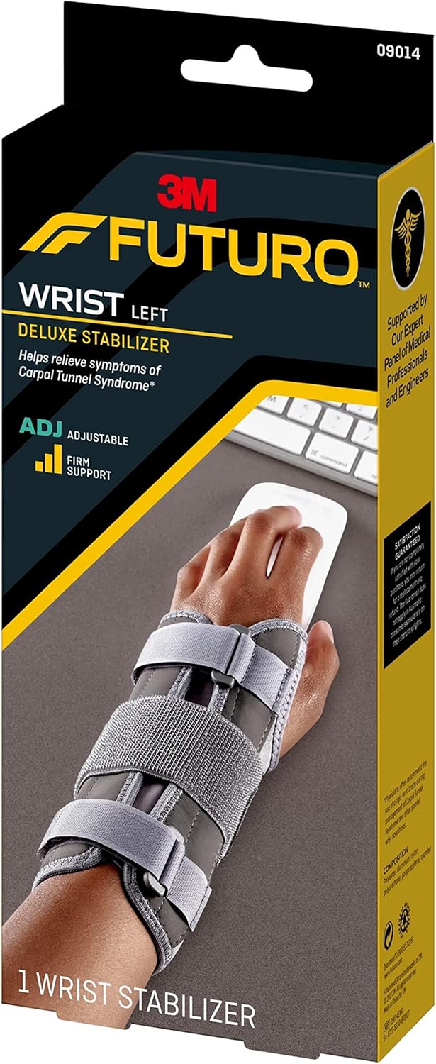 Futuro Deluxe Wrist Stabilizer Adjustable Left Hand (09014)