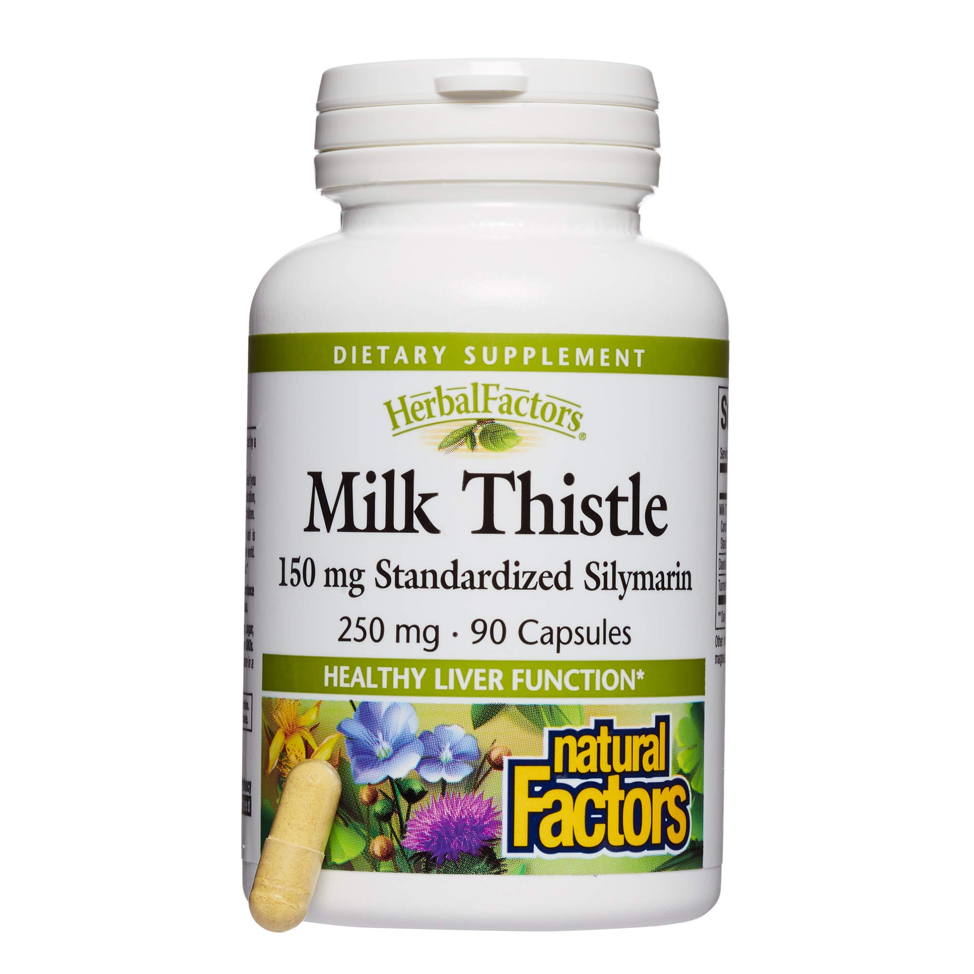 Natural Factors Milk Thistle 250 Mg 90 Capsules