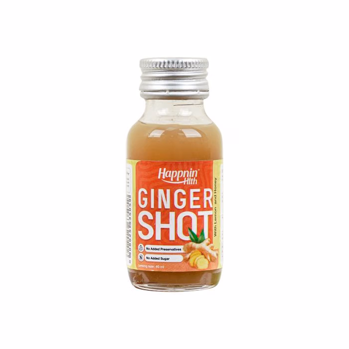 Happnin Health Ginger Shot For Digestive & Wellness Support 40ml