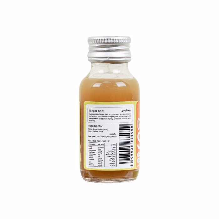 Happnin Health Ginger Shot For Digestive & Wellness Support 40ml