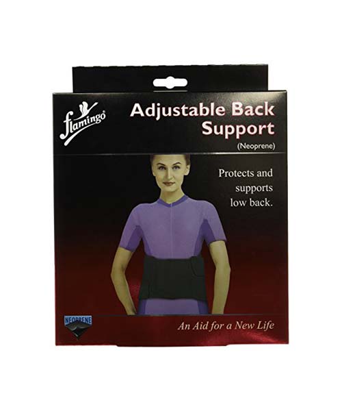 Flamingo Adjustable Back Support Belt (s/m/l) Model 2367