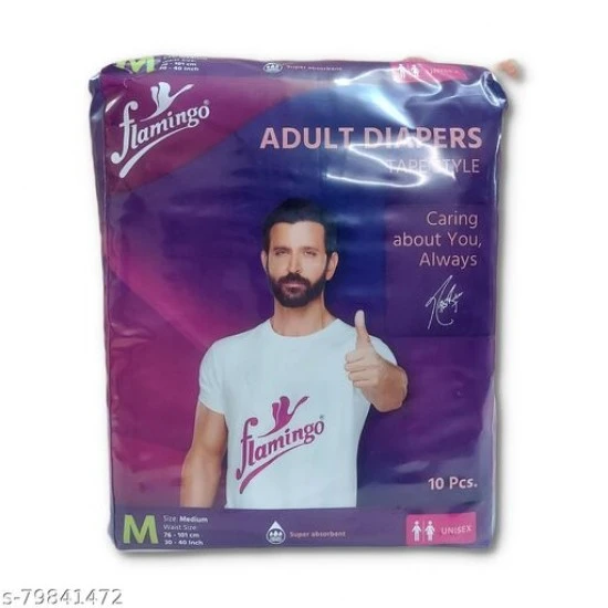 Flamingo Adult Diaper Pant Style 10's Medium