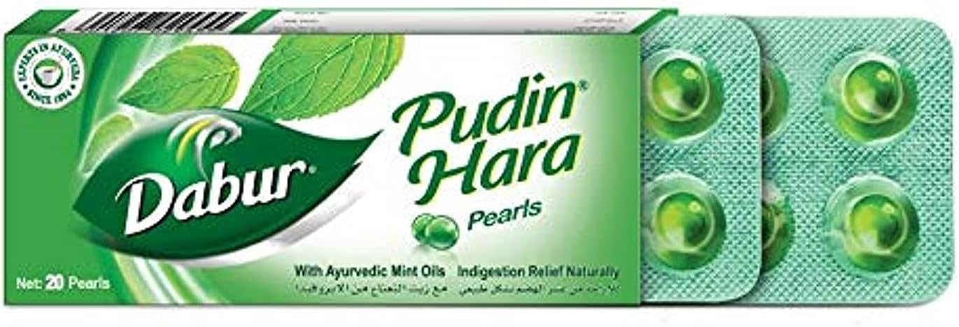 Dabur Pudin Hara Digestive Capsules For Indigestion Relief 20's