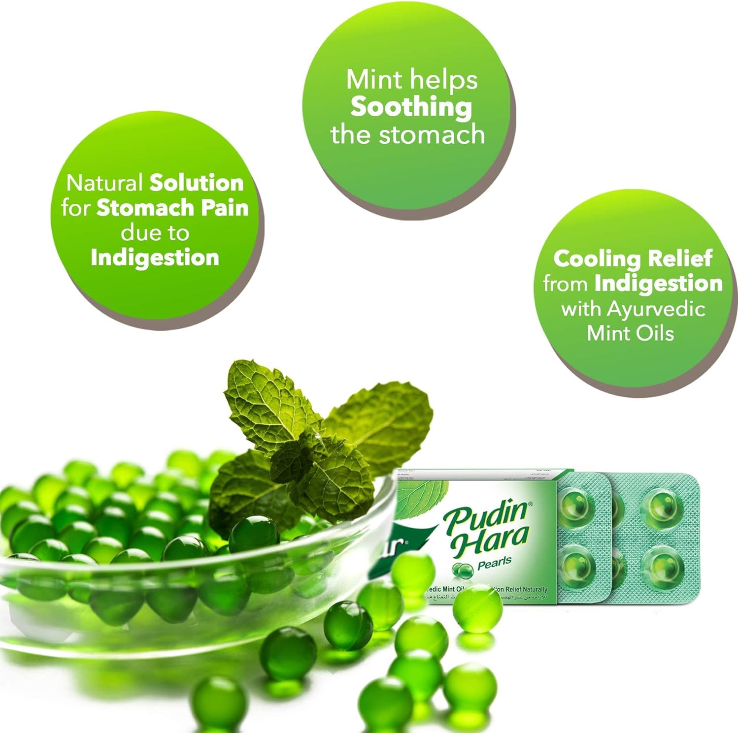Dabur Pudin Hara Digestive Capsules For Indigestion Relief 20's