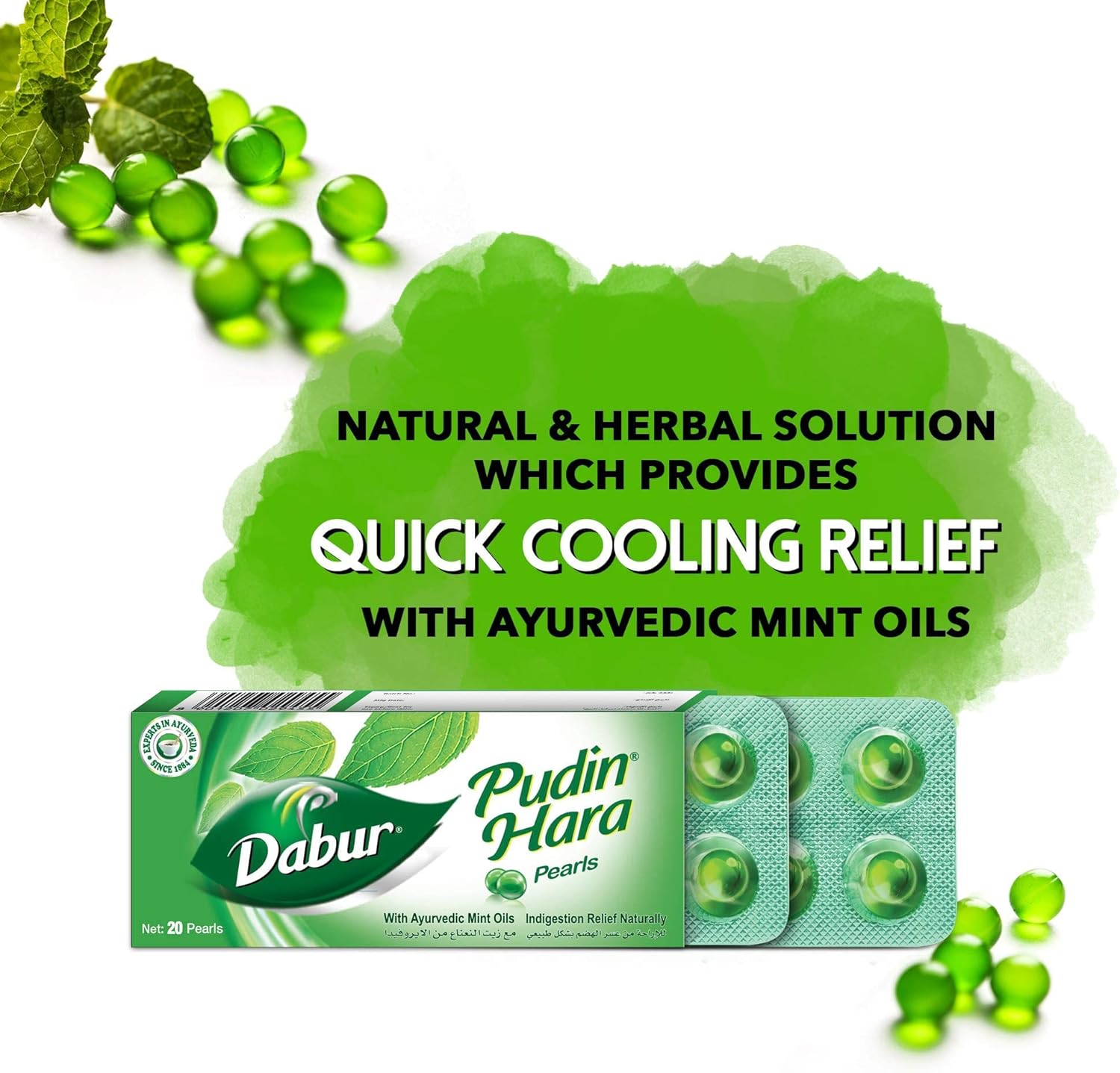 Dabur Pudin Hara Digestive Capsules For Indigestion Relief 20's