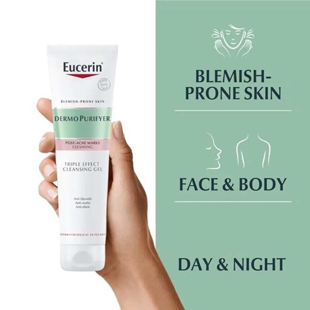 Eucerin Dermo Purify Triple Effect Gel 150ml (63833)