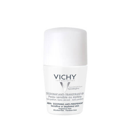 Vichy Deodorant Sensitive Skin 48Hr Roll-On Anti-Perspirant
