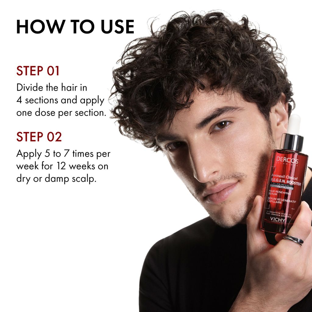 Vichy Dercos Aminexil Clinical R.e.g.e.n Anti-hair Loss Treatment – Helps Reduce Hair Loss & Support Hair Density