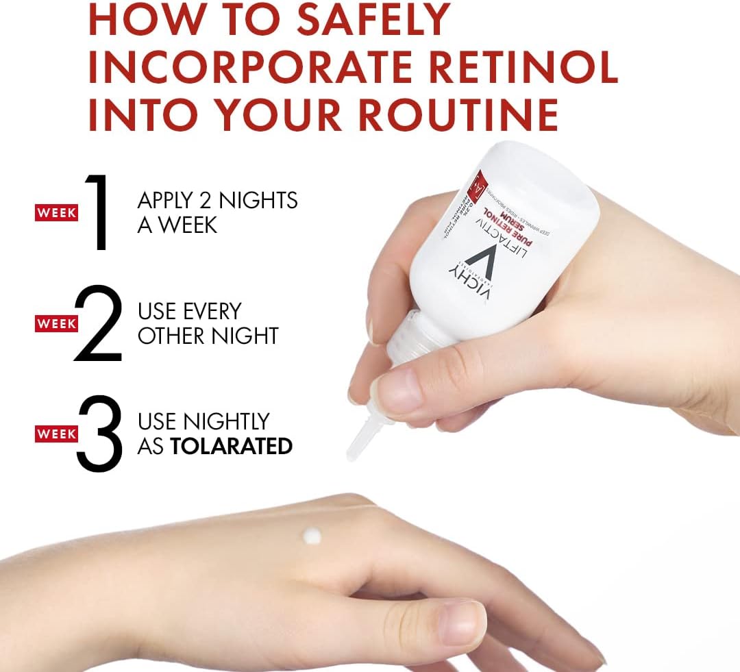 Vichy Liftactiv Retinol Specialist Serum 0.2% Pure Retinol 30ml – Targets Deep Wrinkles & Uneven Skin Texture