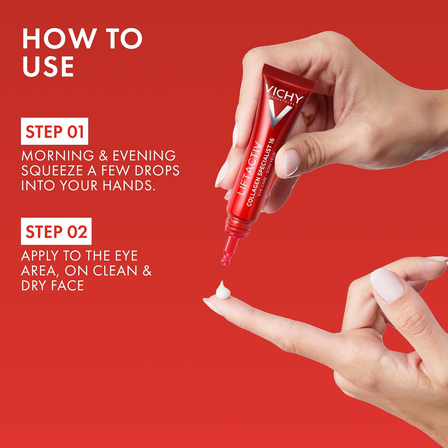 Vichy Liftactiv Collagen Specialist Eye Care 15ml – Targets Wrinkles, Eye Bags & Dark Circles