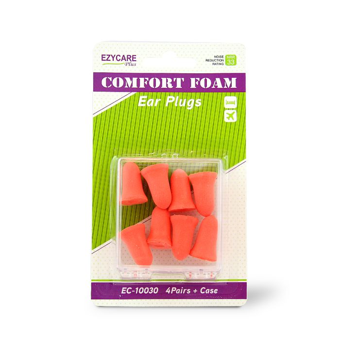 Ezycare Soft Foam Ear Plugs For Noise Reduction 10030