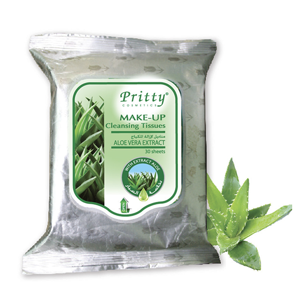 Pritty Aloe Makeup Tissue 1x30pcs