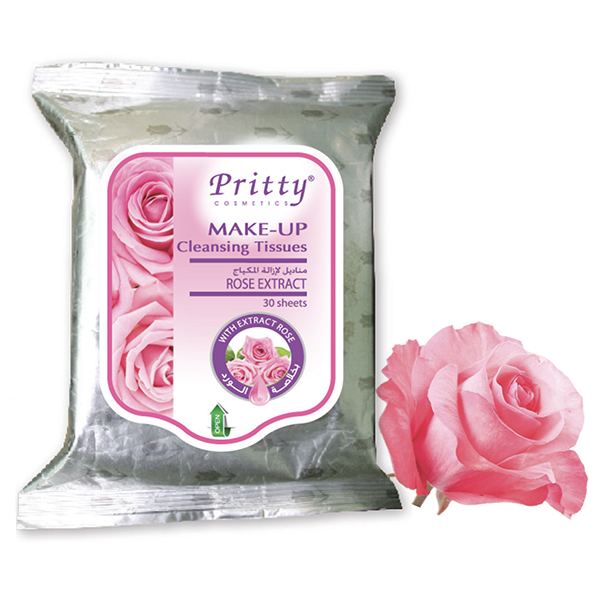 Pritty Rose Makeup Tissue 1x30pcs