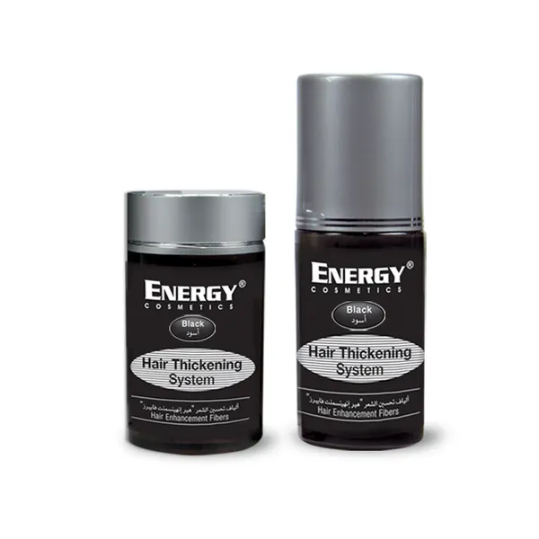 Energy Black Hair Thickening System Kit