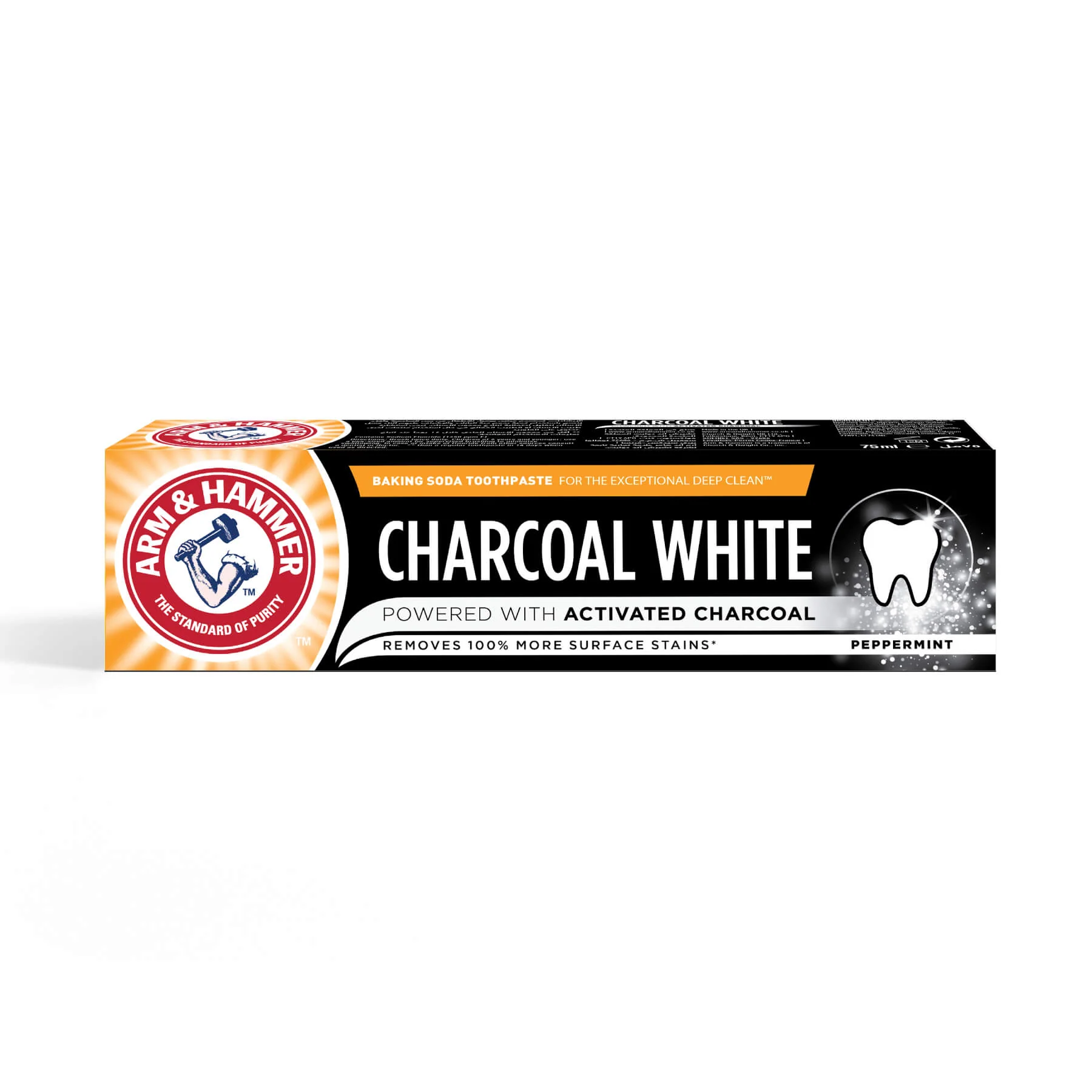 Arm & Hammer Charcoal White Toothpaste 75ml (ah3204)