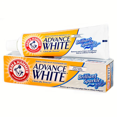 Arm & Hammer Advance White Brilliant Sparkle Gel Toothpaste, 115 G