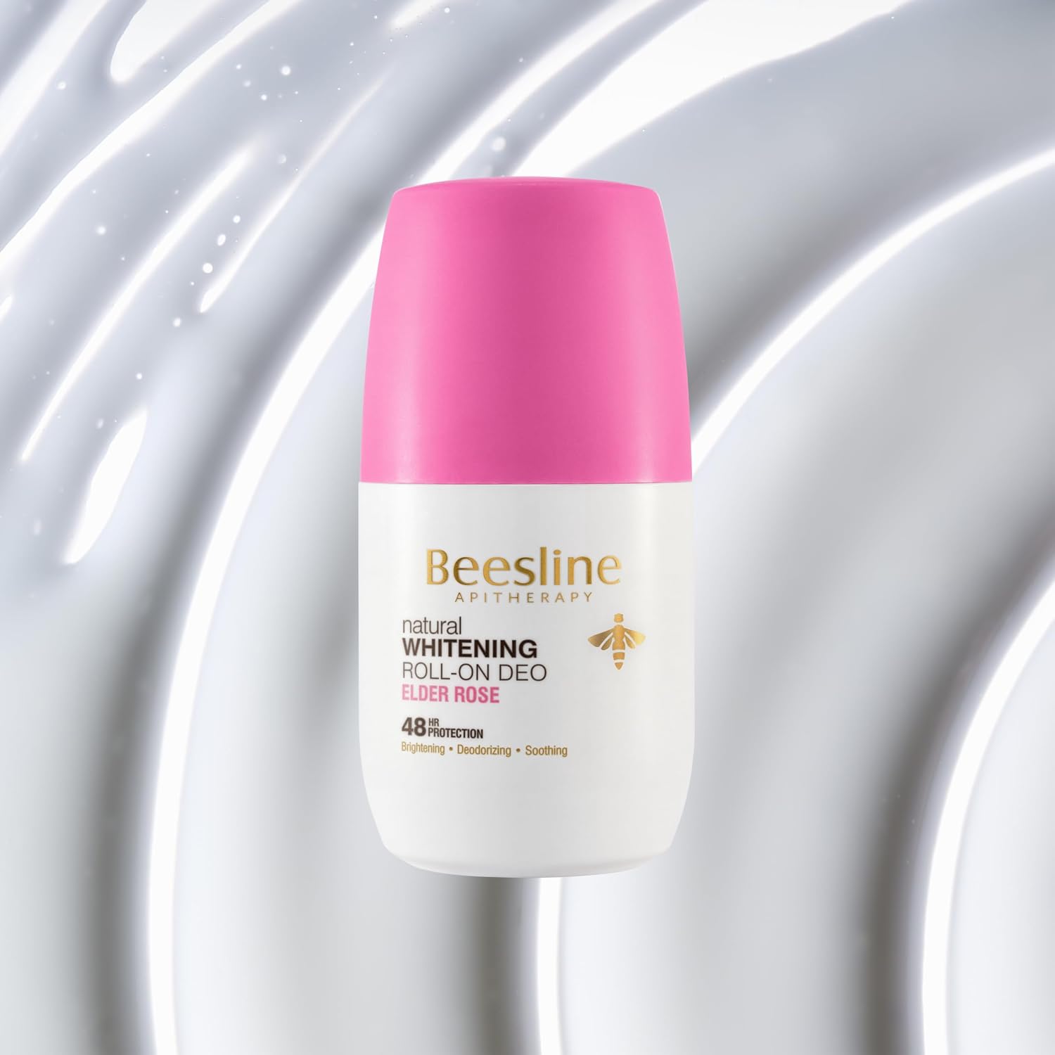Beesline Whitening Roll-on Deodorant 48h Elder Rose 2 X 50ml (1+1 Free) – Brightening, Sweat & Odour Protection