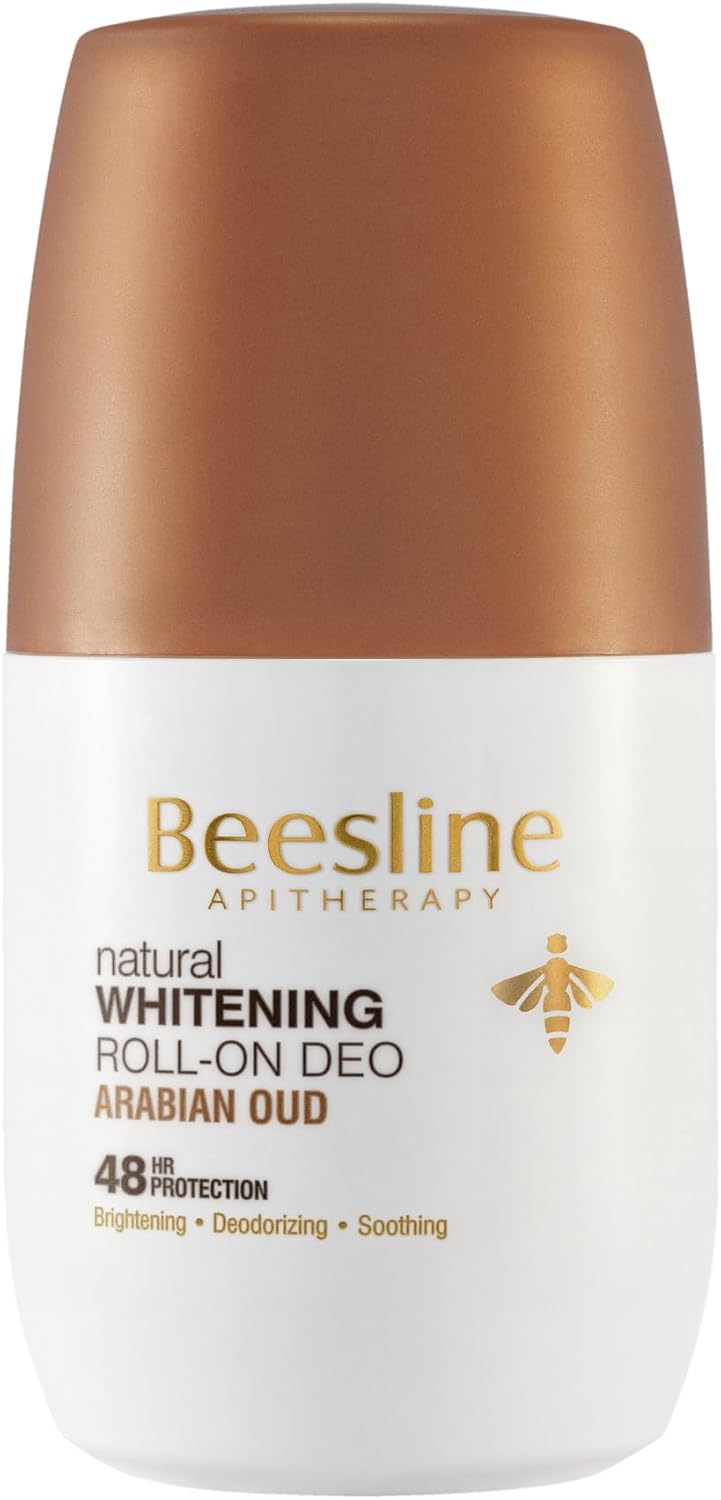 Beesline Whitening Roll-on Deodorant 48h Arabian Oud 2 X 50ml (1+1 Free) – Brightening, Sweat & Odour Protection