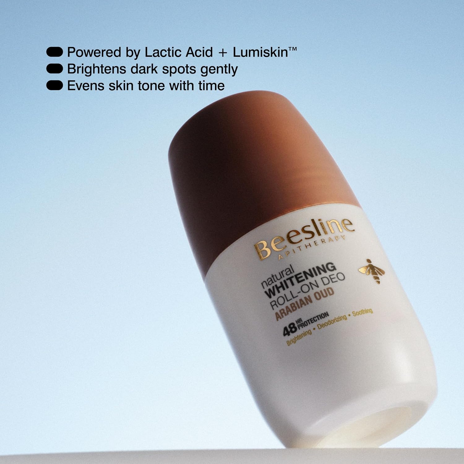 Beesline Whitening Roll-on Deodorant 48h Arabian Oud 2 X 50ml (1+1 Free) – Brightening, Sweat & Odour Protection