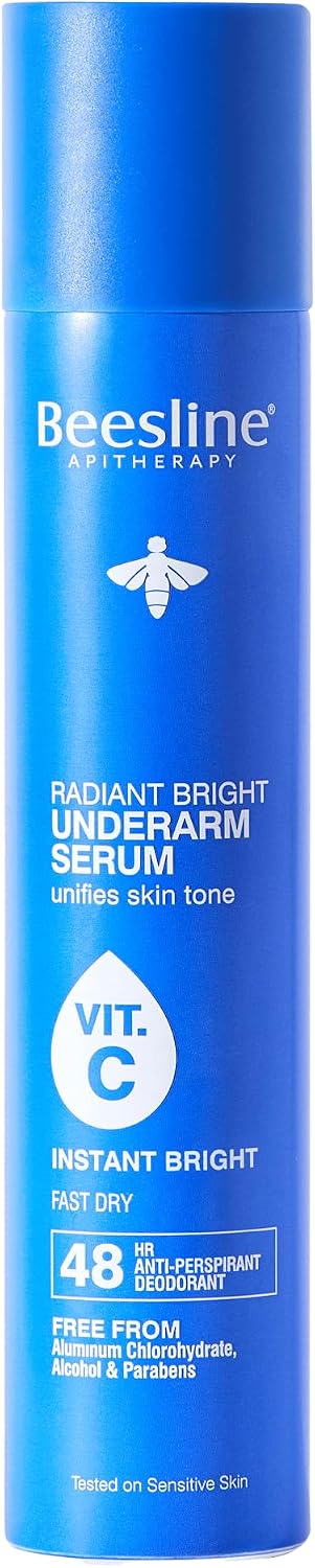 Beesline Radiant Bright Underarm Serum Instant Bright 2 X 150ml (1+1 Free) – 48h Sweat Protection & Instant Underarm Brightening