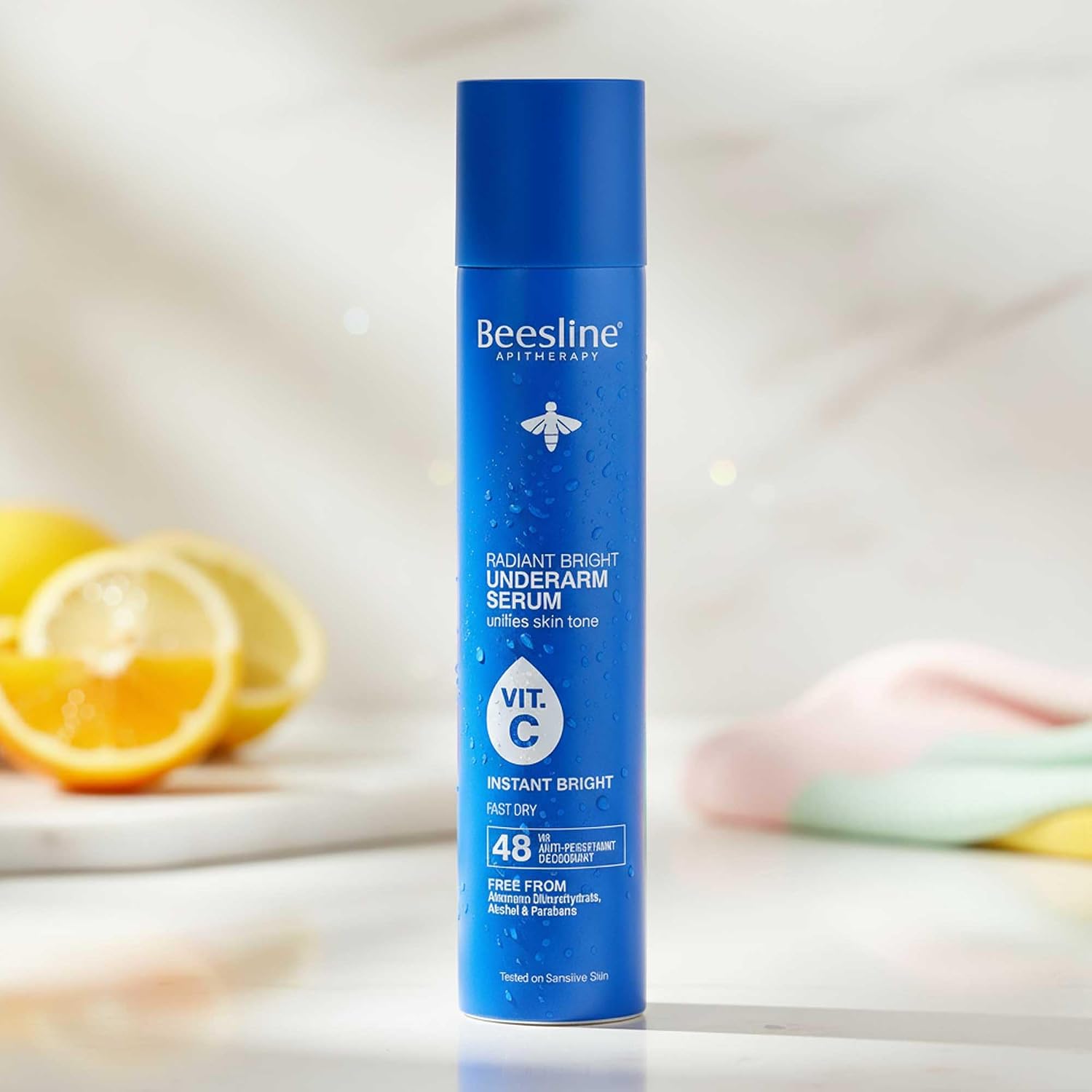 Beesline Radiant Bright Underarm Serum Instant Bright 2 X 150ml (1+1 Free) – 48h Sweat Protection & Instant Underarm Brightening