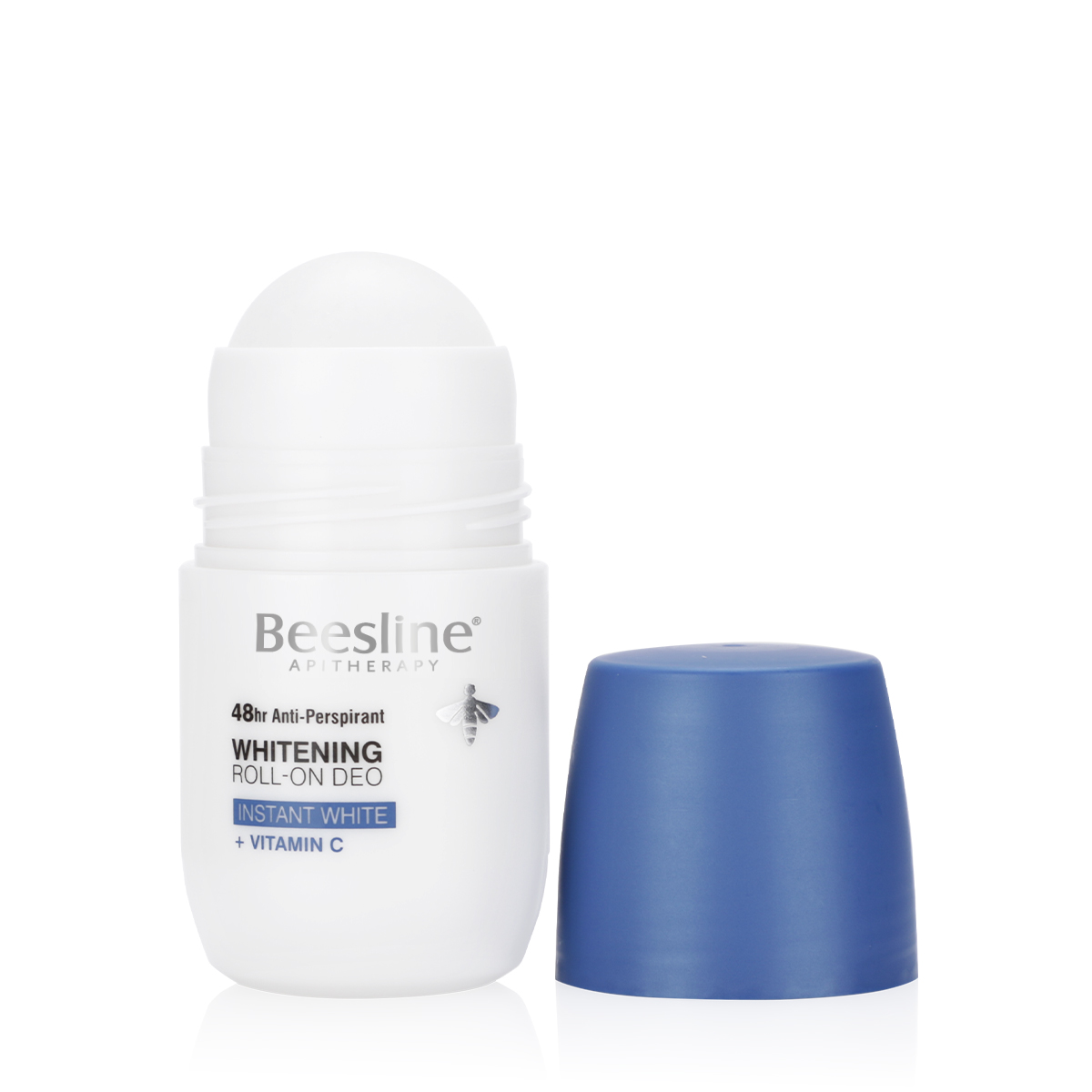 Beesline Whitening Roll-on Deodorant 48h Instant White + Vitamin C 2 X 50ml (1+1 Free) – Brightening, Sweat & Odour Protection