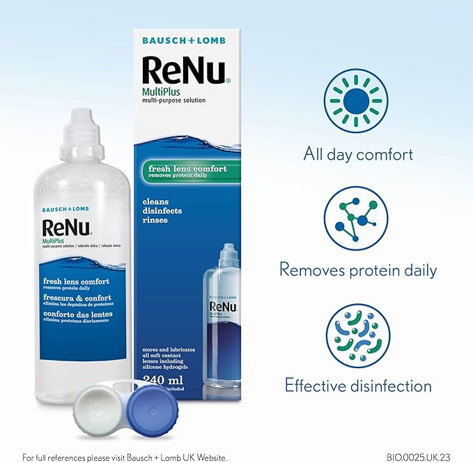 Renu Multiplus Multi-purpose Solution (360 Ml)