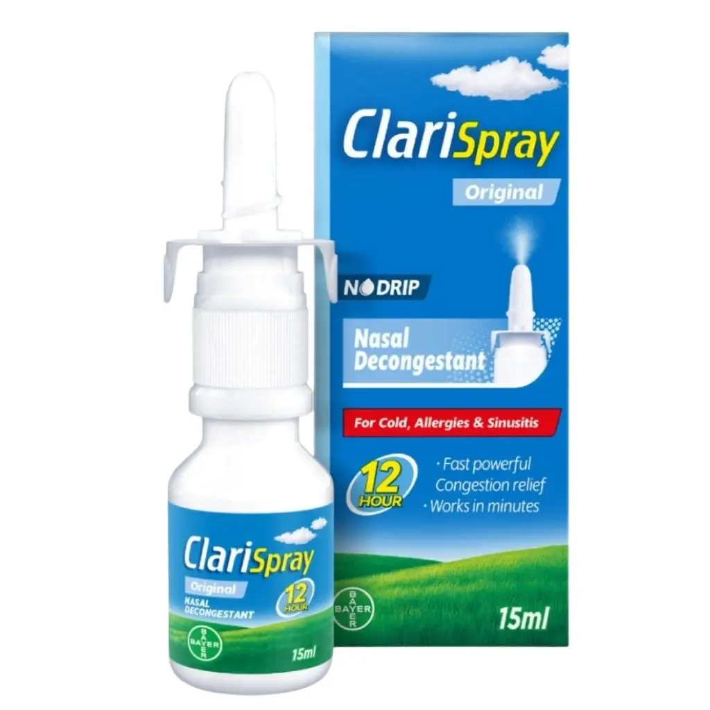 Clarispray Original Nasal Decongestant Spray 15ml
