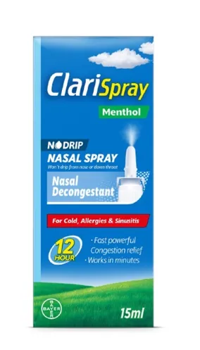 Clarispray Menthol Nasal Spray 15 Ml (asp-107-0)