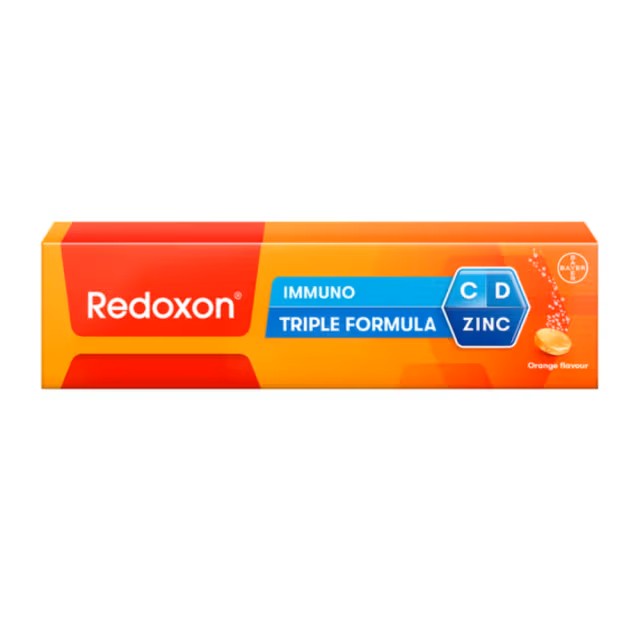 Redoxon Triple Action Effervescent Tablets 15's For Immune System Support