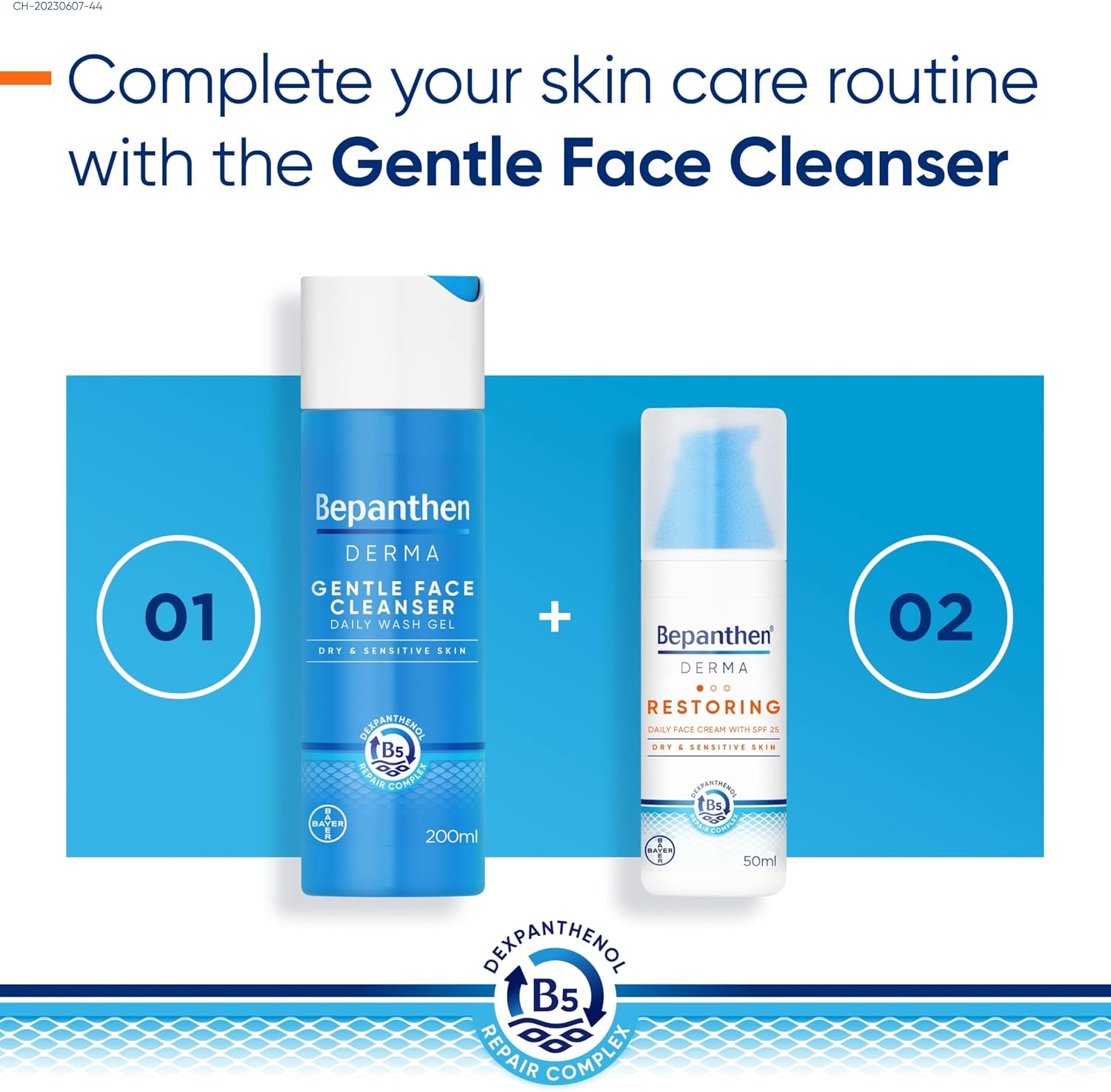 Bepanthen Derma Restoring Face Cream Spf 25 50ml For Daily Hydration & Sun Protection
