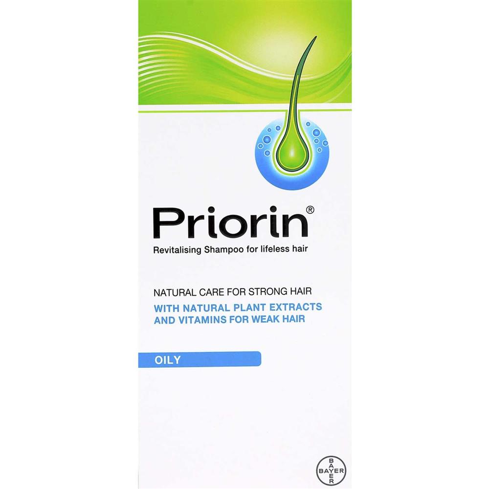 Priorin Shampoo For Oily Hair 200ml – Strengthening & Volumising Hair Care