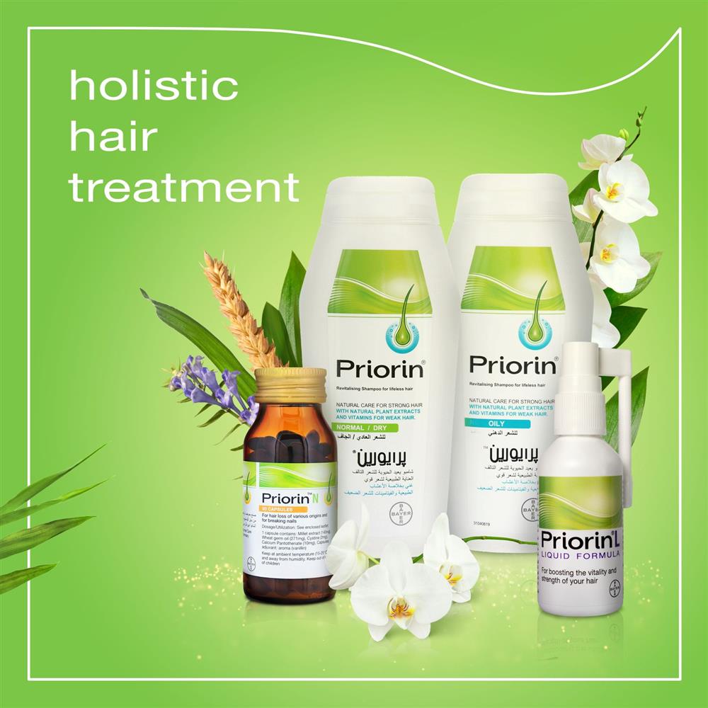 Priorin Shampoo For Oily Hair 200ml – Strengthening & Volumising Hair Care