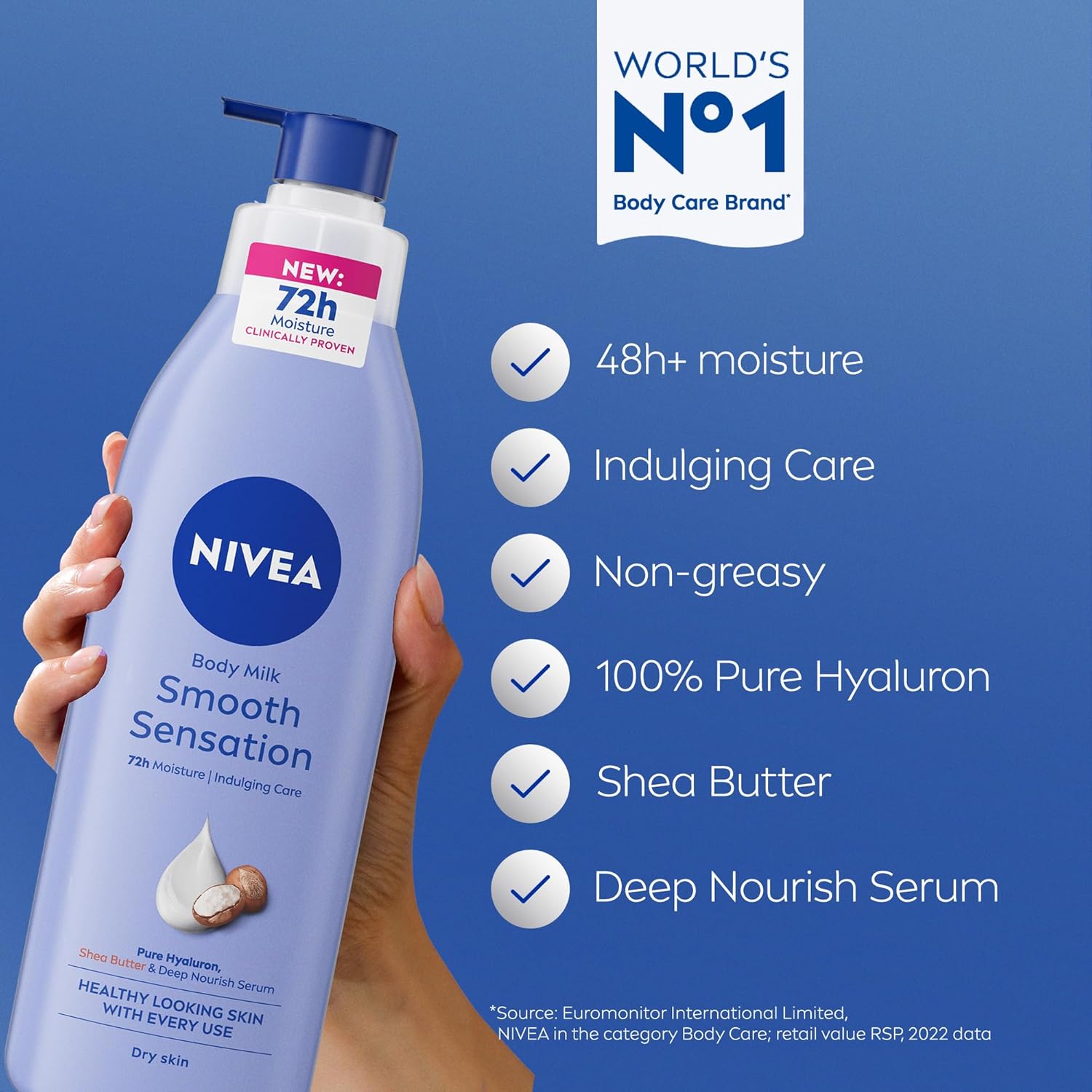Nivea Smooth Sensation Body Milk 400 Ml