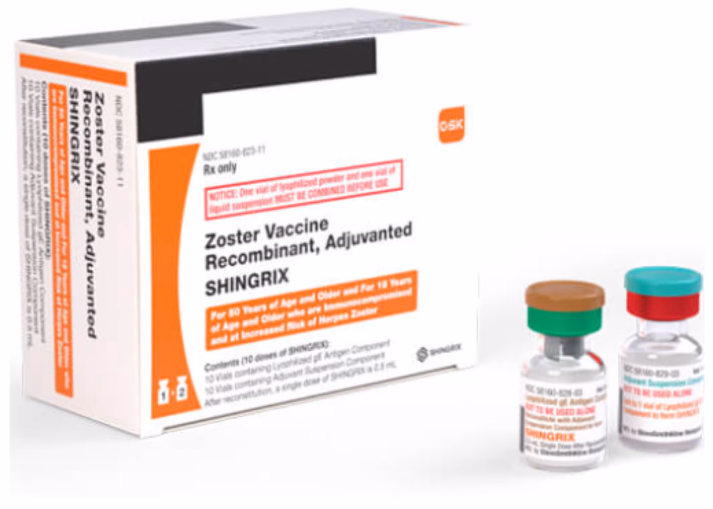 Shingrix Recombinant Zoster Vaccine 50mcg/0.5ml – Prevention Of Shingles