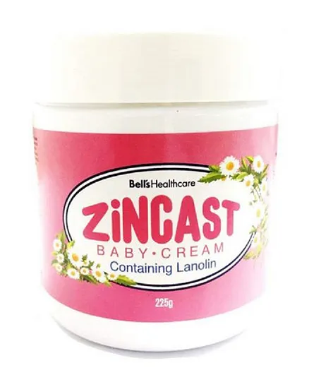 Bell's Zinc & Castor Oil Baby Cream For Nappy Rash Care 225g