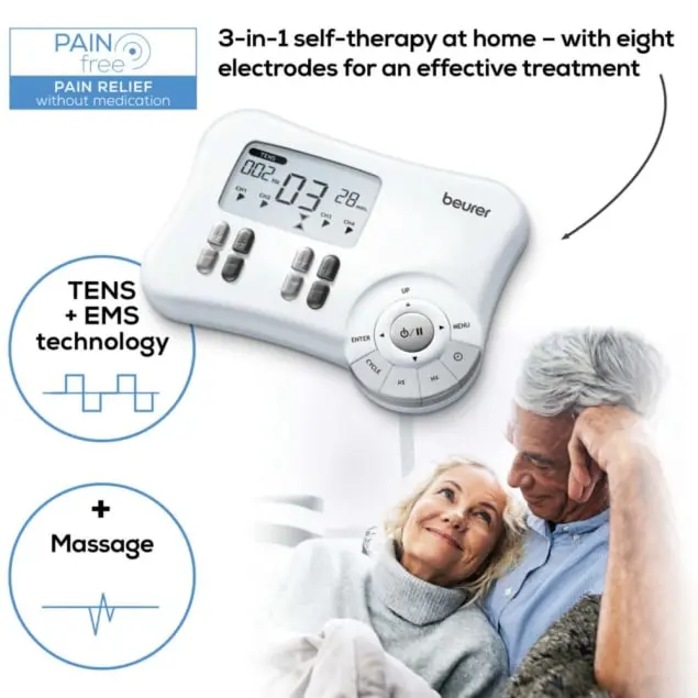 Beurer Digital Tens/ems Unit Em80 For Pain Relief & Muscle Stimulation