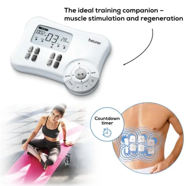 Beurer Digital Tens/ems Unit Em80 For Pain Relief & Muscle Stimulation