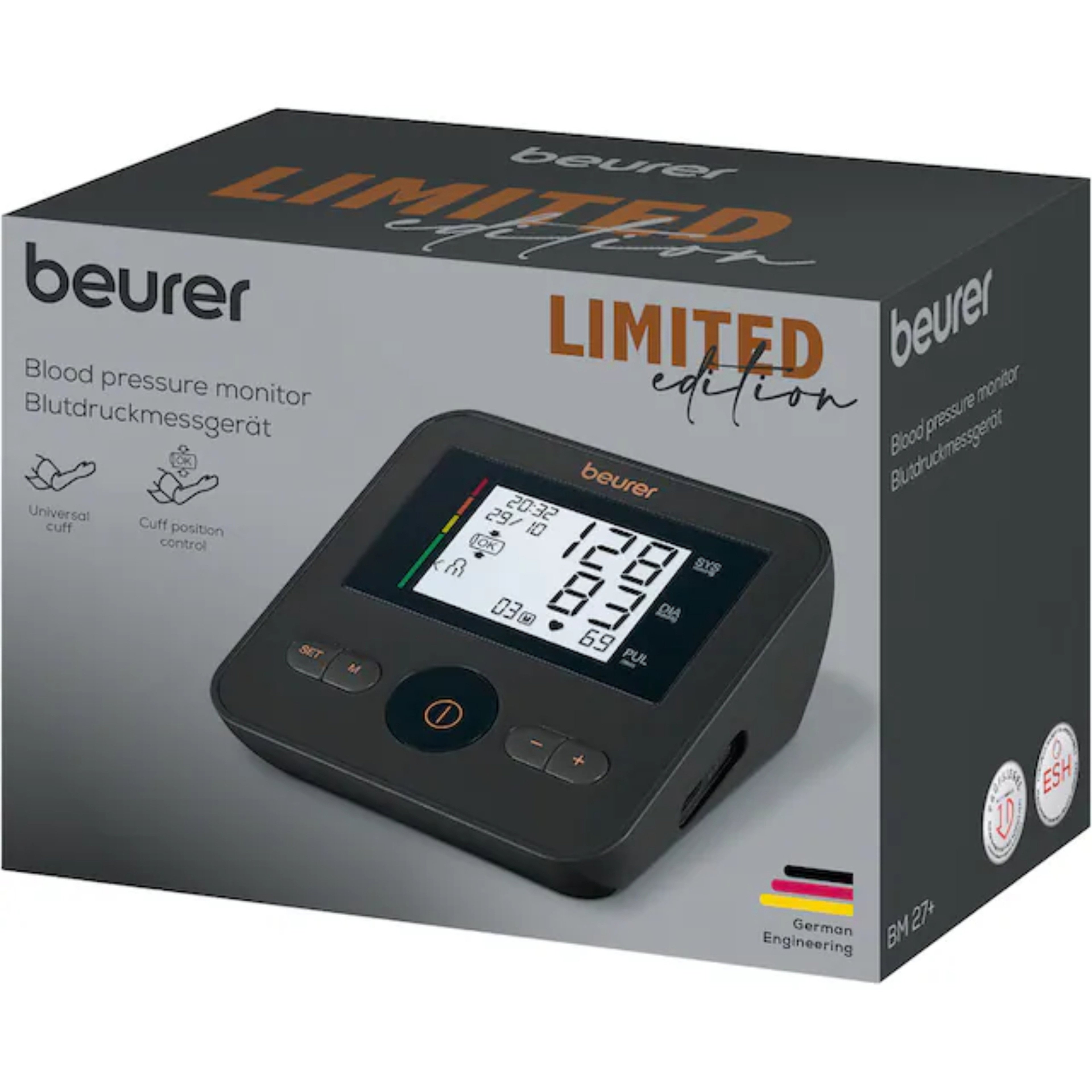 Beurer Bm 27 Blood Pressure Monitor Limited Edition