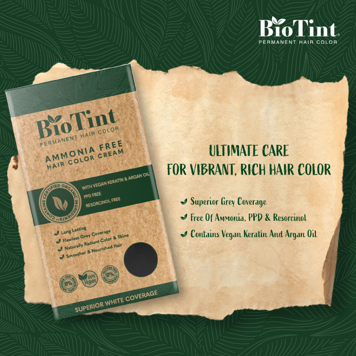 Biotint Permanent Hair Color 1.0 Black Single Pack (191078)