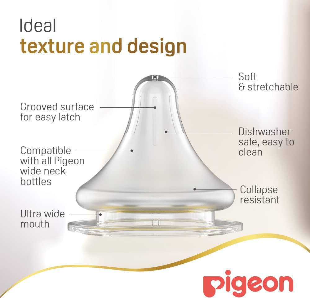 Pigeon Softouch Wide Neck Pp Nursing Bottle 240ml