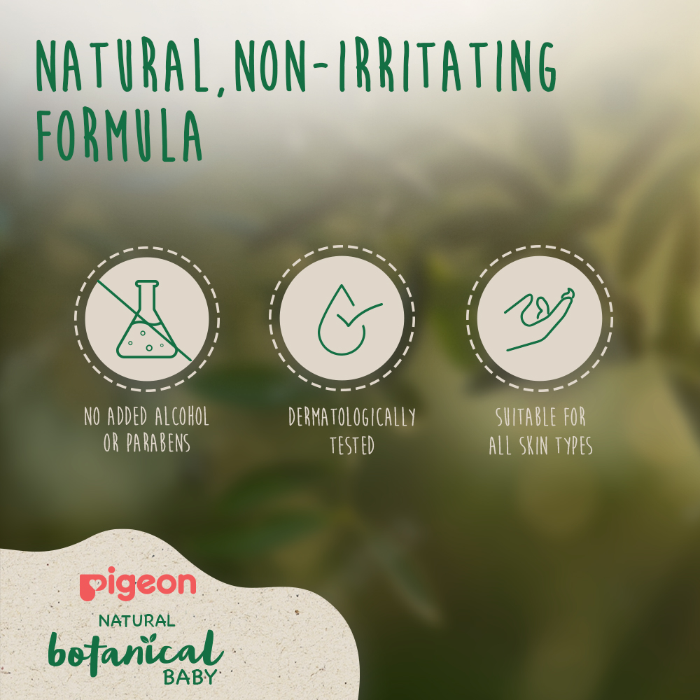 Pigeon Natural Botanical Baby Head & Body Wash 500 Ml